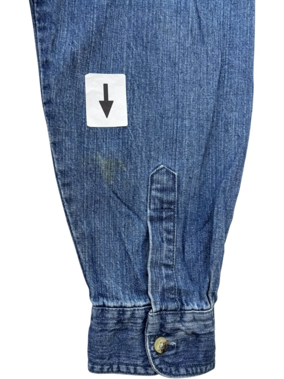 HARD ROCK CAFE DENIM ΠΟΥΚΑΜΙΣΟ VINTAGE ΜΠΛΕ ΓΥΝΑΙΚΕΙΟ PRE OWNED M