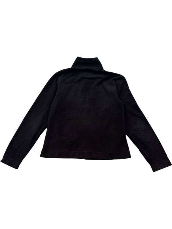 HARD ROCK CAFE FLEECE JACKET MINIMAL BLACK UNISEX PRE OWNED M