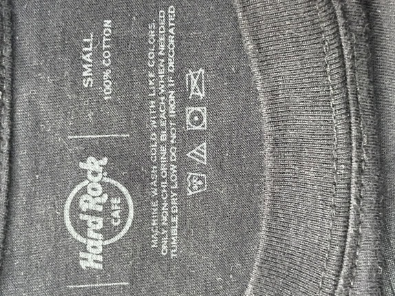 HARD ROCK CAFE ΓΚΡΙ GRAPHIC TEE ΜΑΥΡΟ ΑΝΤΡΙΚΟ PRE OWNED S