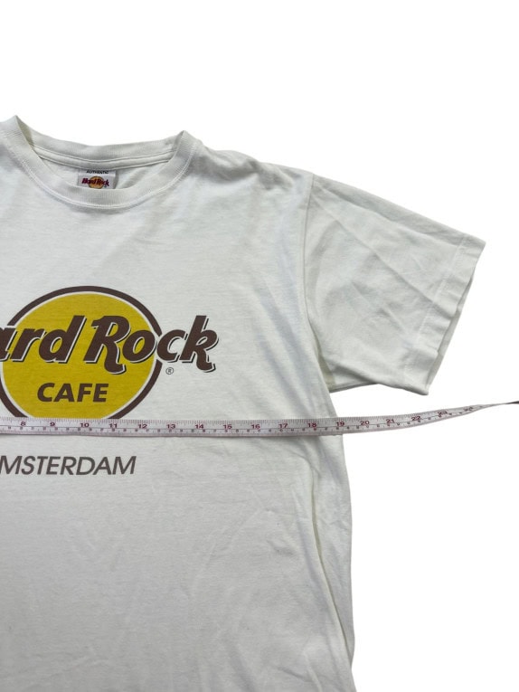 HARD ROCK CAFE T SHIRT GRAPHIC OFF WHITE UNISEX PRE OWNED S