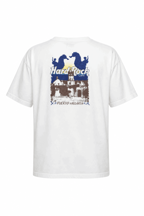 HARD ROCK CAFE GRAFIC TEE VINTAGE ΛΕΥΚΟ ΑΝΤΡΙΚΟ PRE OWNED XL