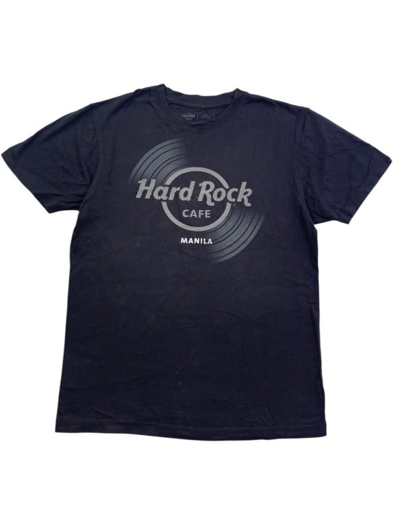 HARD ROCK CAFE T SHIRT GRAFICA NERA UOMO PRE OWNED L