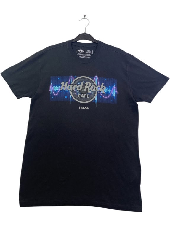 HARD ROCK CAFE GRAPHIC TEE NERO UOMO PRE OWNED M