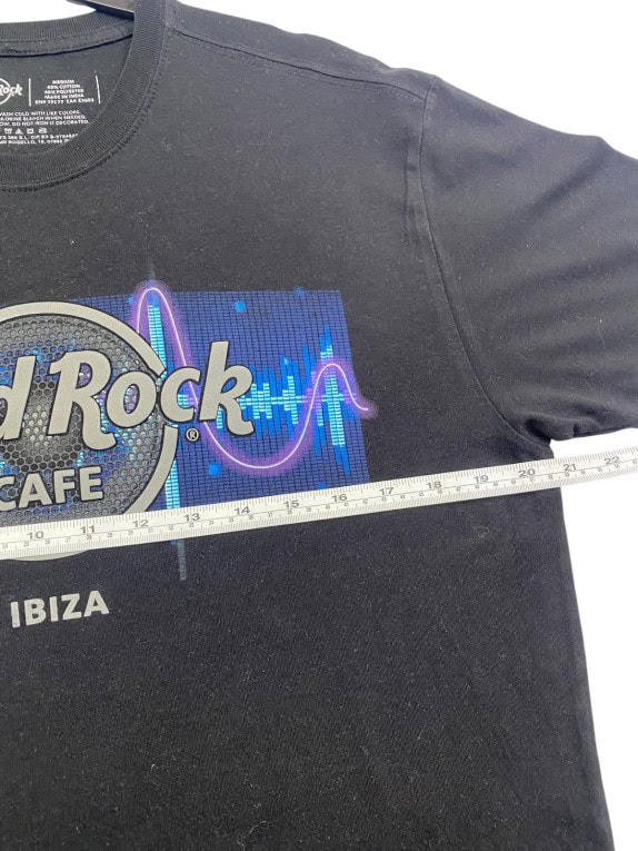 HARD ROCK CAFE GRAPHIC TEE NERO UOMO PRE OWNED M
