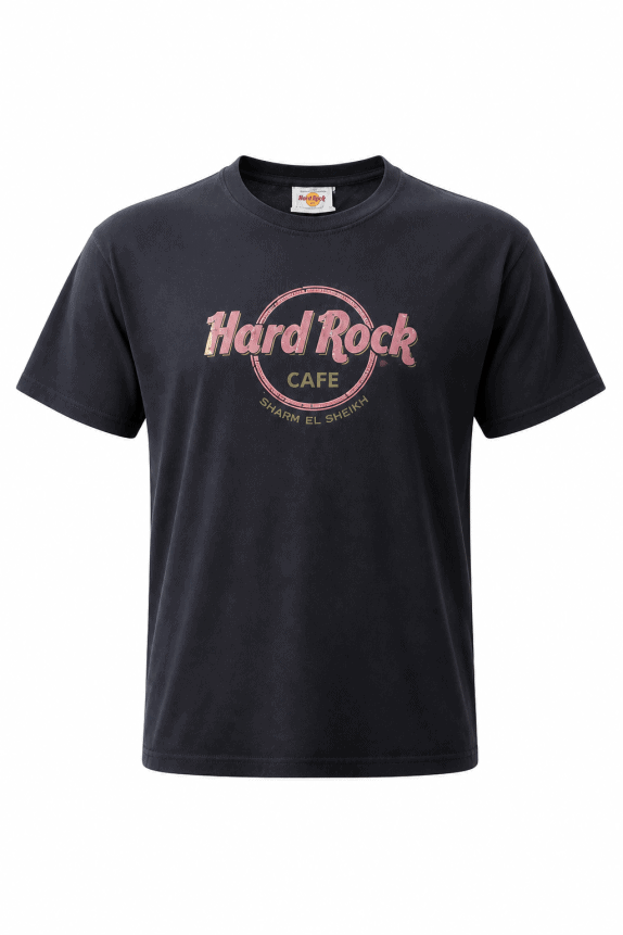 HARD ROCK CAFE GRAPHIC TEE ΜΑΥΡΟ ΑΝΤΡΙΚΟ PRE OWNED M