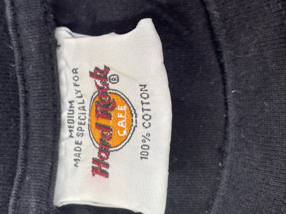 HARD ROCK CAFE GRAPHIC TEE ΜΑΥΡΟ ΑΝΤΡΙΚΟ PRE OWNED M