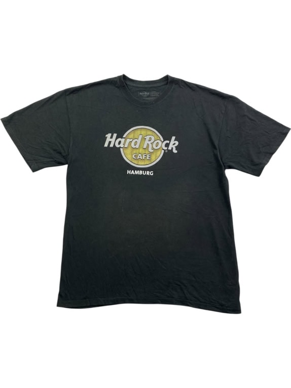 HARD ROCK CAFE HAMBURG T-SHIRT CASUAL ΛΟΓΟΤΥΠΟ ΜΑΥΡΟ ΑΝΔΡΙΚΟ XL