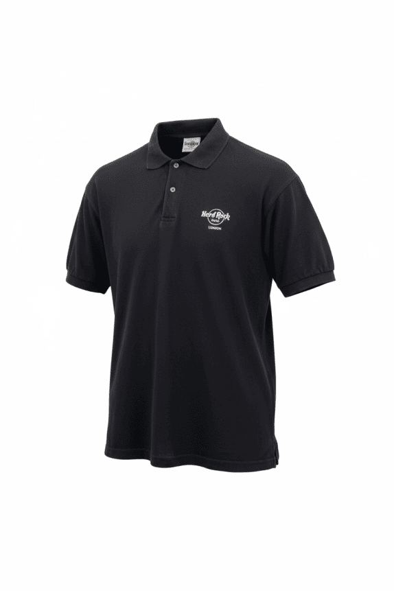 HARD ROCK CAFE POLO LONDON LOGO NERO UOMO XL