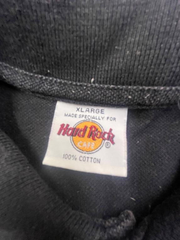 HARD ROCK CAFE ΜΠΛΟΥΖΑΚΙ POLO LONDON ΛΟΓΟΤΥΠΟ ΜΑΥΡΟ ΑΝΔΡΙΚΟ XL