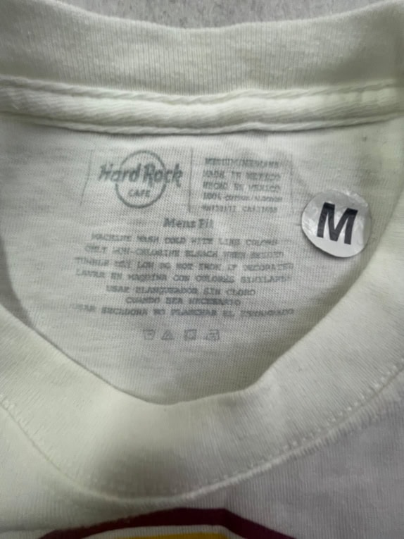 HARD ROCK CAFE ΜΠΛΟΥΖΑΚΙ VINTAGE CHICAGO LOGO ΛΕΥΚΟ ΓΥΝΑΙΚΕΙΟ M