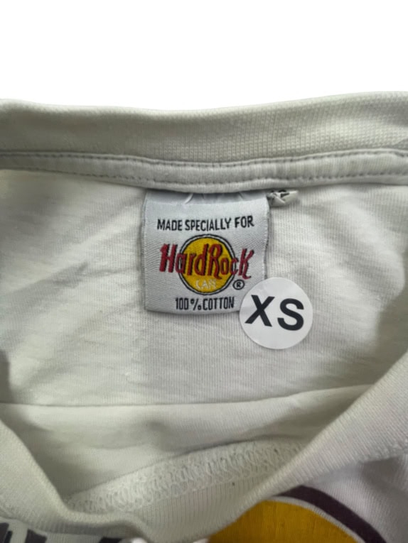 HARD ROCK CAFE ΜΠΛΟΥΖΑΚΙ VINTAGE ΛΟΓΟΤΥΠΟ SHARM EL SHEIKH ΛΕΥΚΟ UNISEX XS