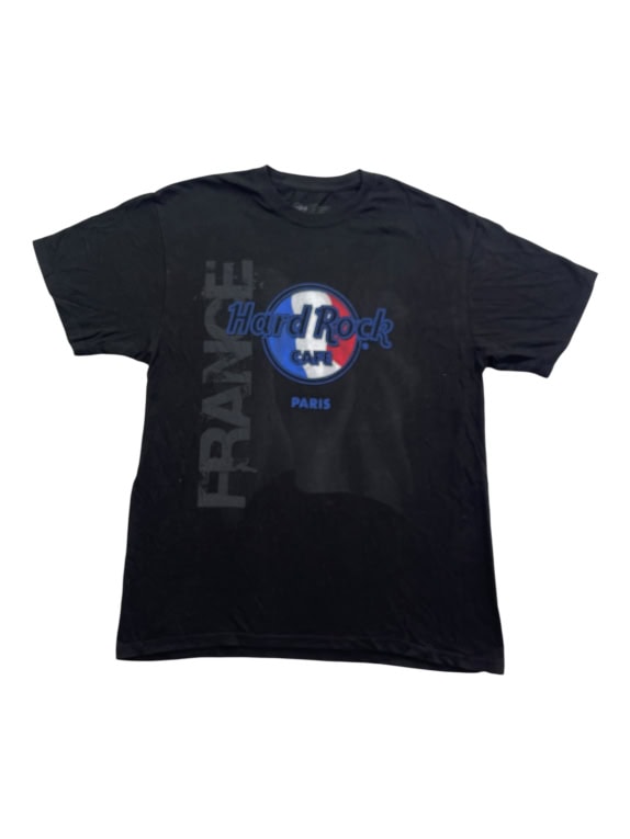 HARD ROCK CAFE ΜΠΛΟΥΖΑΚΙ VINTAGE PARIS FRANCE ΛΟΓΟΤΥΠΟ ΜΑΥΡΟ ΑΝΔΡΙΚΟ L