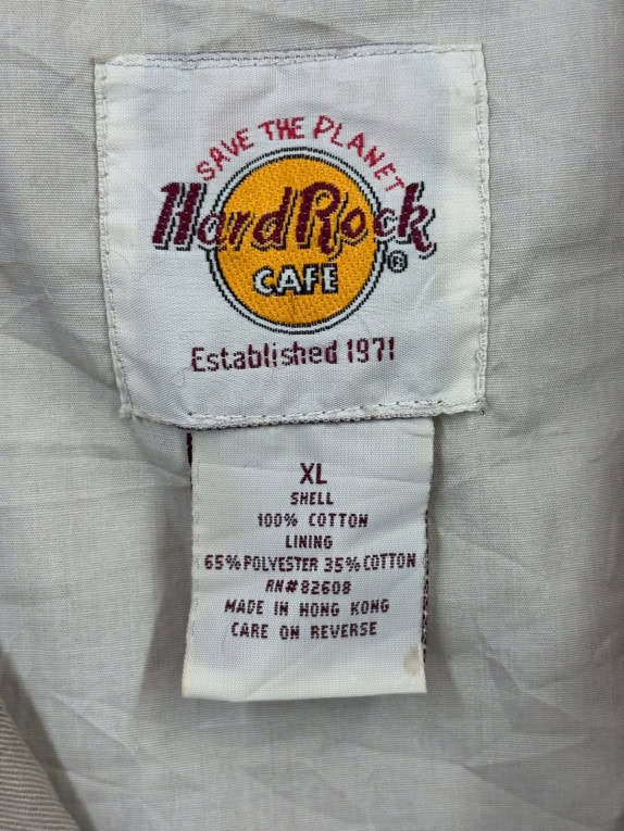 HARD ROCK CAFE ΜΠΟΥΦΑΝ VINTAGE ΜΠΕΖ ΑΝΤΡΙΚΟ PRE OWNED XL