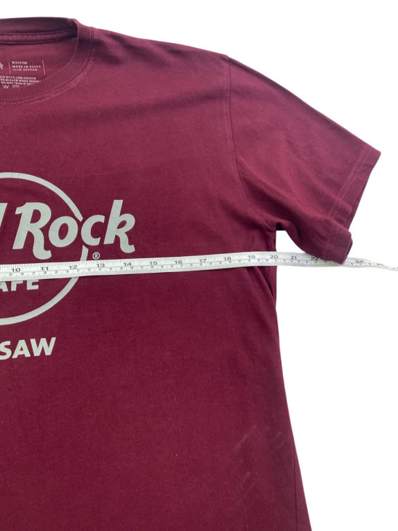 HARD ROCK CAFE T SHIRT GRAPHIC BORDEAUX ΑΝΤΡΙΚΟ PRE OWNED M