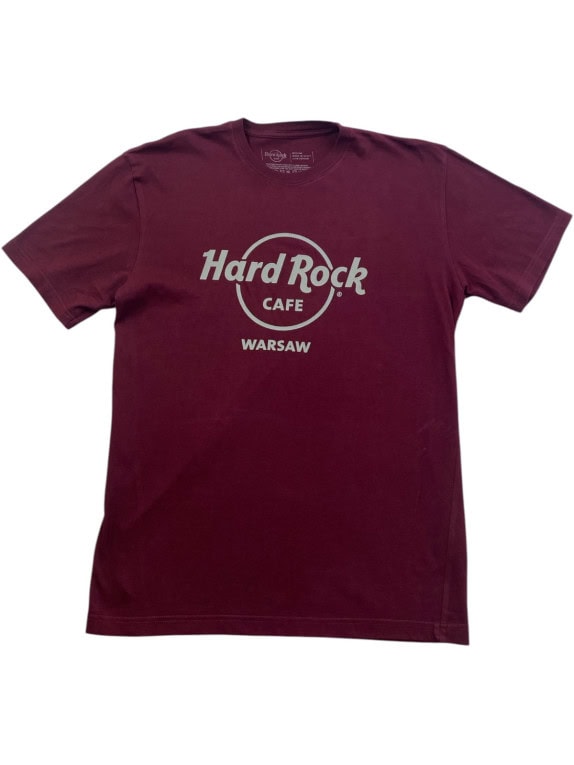 HARD ROCK CAFE T SHIRT GRAPHIC BORDEAUX ΑΝΤΡΙΚΟ PRE OWNED M