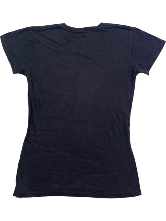 HARD ROCK CAFE T SHIRT GRAPHIC BLACK WOMENS PRE OWNED M
