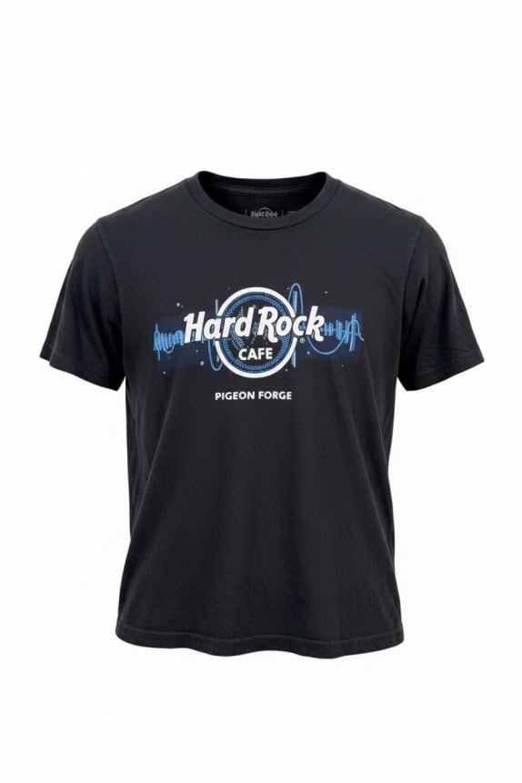 HARD ROCK CAFE T SHIRT GRAPHIC ΜΑΥΡΟ UNISEX PRE OWNED S