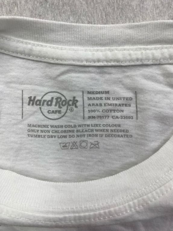 HARD ROCK CAFE T-SHIRT LONDON VINTAGE LOGO ΛΕΥΚΟ ΓΥΝΑΙΚΕΙΟ MEDIUM