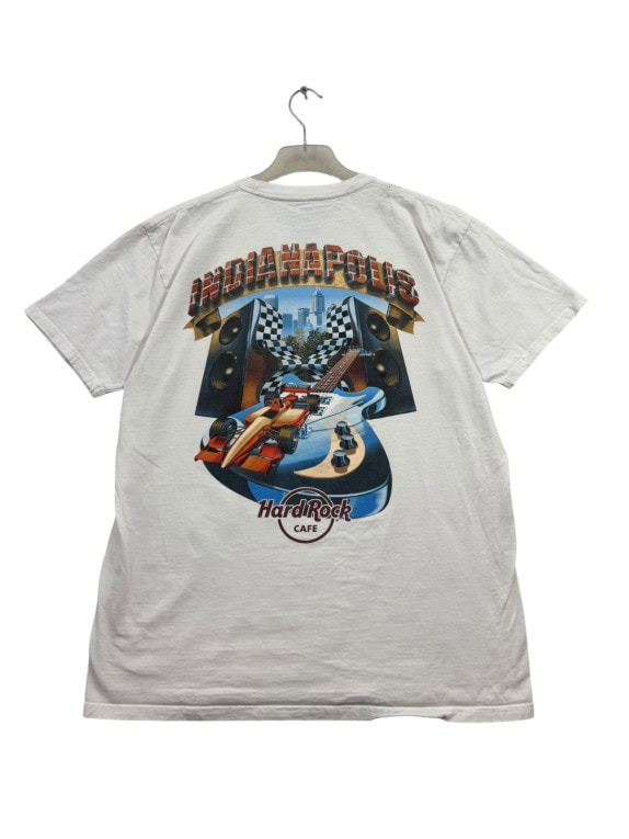 HARD ROCK CAFE T SHIRT MINIMAL ΑΝΟΙΧΤΟ ΓΚΡΙ ΑΝΤΡΙΚΟ PRE OWNED L