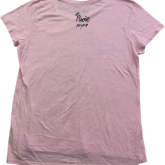 HARD ROCK CAFE T SHIRT MINIMAL ROSA UNISEX USATA L