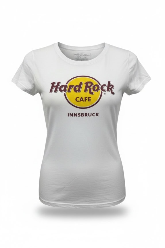 HARD ROCK CAFE T-SHIRT VENICE VINTAGE LOGO ΛΕΥΚΟ ΓΥΝΑΙΚΕΙΟ MEDIUM