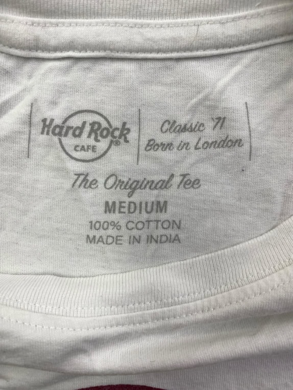 HARD ROCK CAFE T-SHIRT VENICE VINTAGE LOGO ΛΕΥΚΟ ΓΥΝΑΙΚΕΙΟ MEDIUM