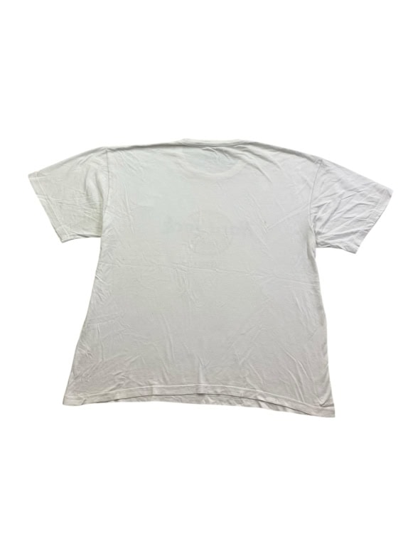 HARD ROCK CAFE T-SHIRT VINTAGE LOGO LISBONA BIANCO UOMO XXL