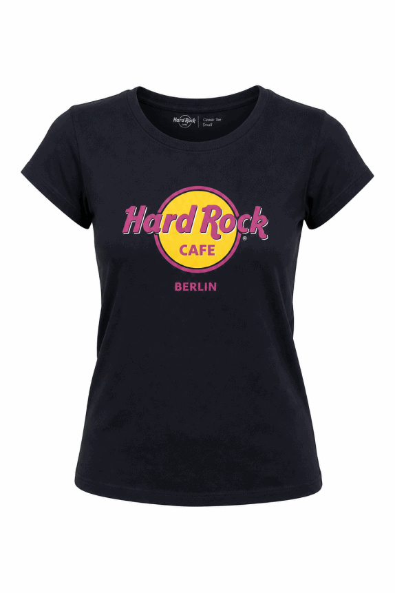 HARD ROCK CAFE TEE GRAPHIC ΜΑΥΡΟ ΓΥΝΑΙΚΕΙΟ PRE OWNED M