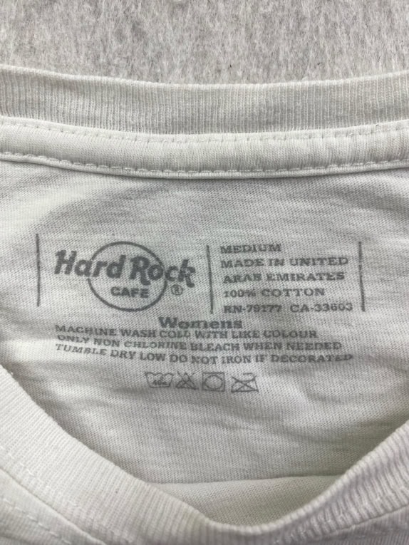 HARD ROCK CAFE Venice T-Shirt Λογότυπο Λευκό Γυναικείο M