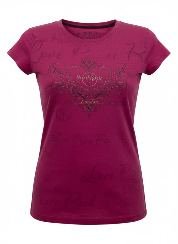 HARD ROCK COUTURE ΜΠΛΟΥΖΑΚΙ VINTAGE LONDON ΛΟΓΟΤΥΠΟ ΦΟΥΞΙΑ ΓΥΝΑΙΚΕΙΟ S