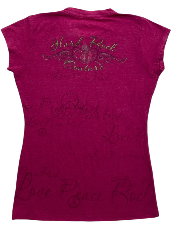 HARD ROCK COUTURE ΜΠΛΟΥΖΑΚΙ VINTAGE LONDON ΛΟΓΟΤΥΠΟ ΦΟΥΞΙΑ ΓΥΝΑΙΚΕΙΟ S