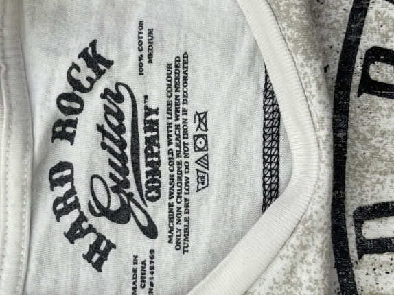 HARD ROCK GUITAR TEE GRAPHIC WHITE ΑΝΤΡΙΚΟ PRE OWNED M