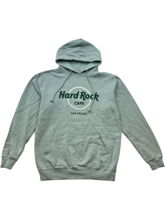 HARD ROCK HOODIE GRAPHIC MINT UNISEX PRE OWNED L