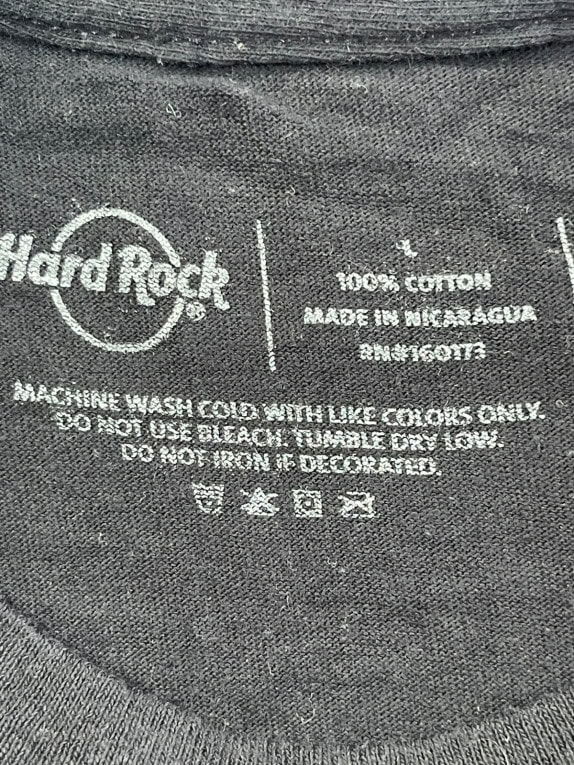 HARD ROCK ΜΠΛΟΥΖΑ GRAPHIC ΜΑΥΡΗ UNISEX PRE OWNED