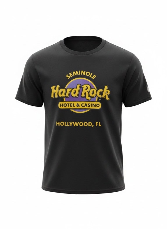 HARD ROCK T SHIRT GRAFICA NERA UOMO PRE OWNED M