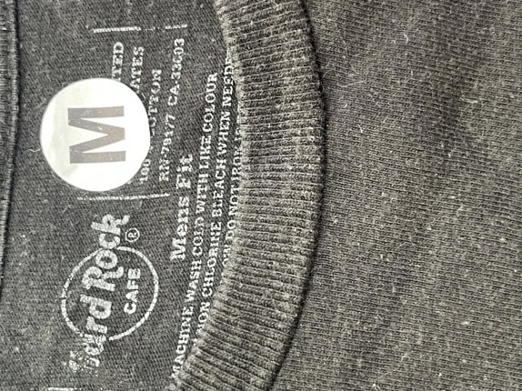 HARD ROCK CAFE GRAPHIC TEE ΑΝΘΡΑΚΙ ΑΝΤΡΙΚΟ PRE OWNED M