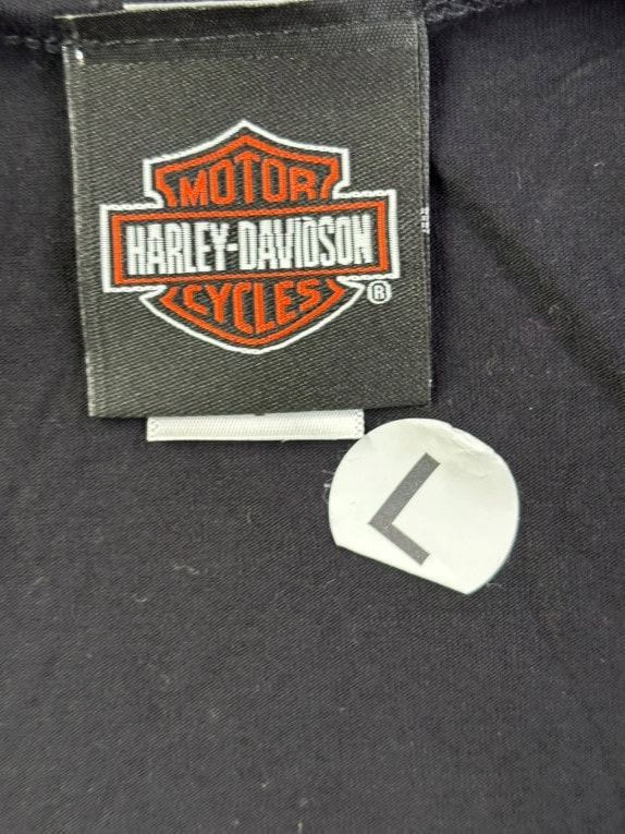 HARLEY DAVIDSON ΑΜΑΝΙΚΟ ΤΟΠ ΔΑΝΤΕΛΑ ΜΑΥΡΟ ΓΥΝΑΙΚΕΙΟ PRE OWNED L