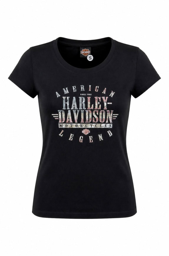 HARLEY DAVIDSON G GRAPHIC TEE BLACK ΓΥΝΑΙΚΕΙΟ PRE OWNED S