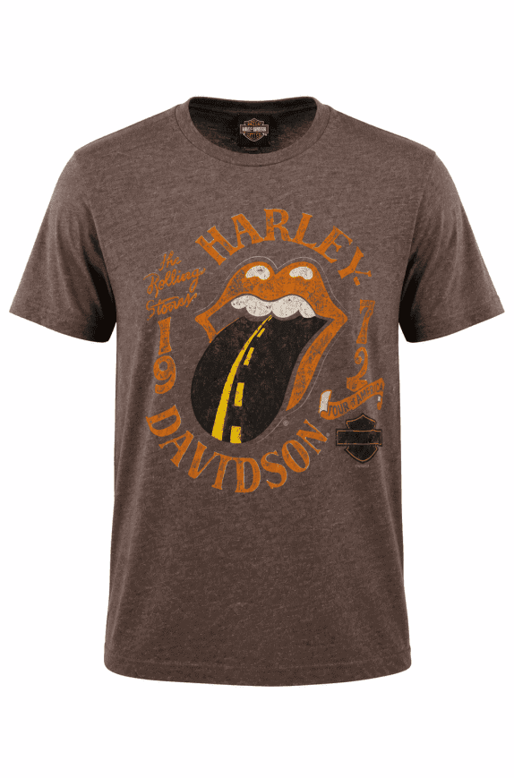 HARLEY DAVIDSON GRAFFIC TEE VINTAGE BROWN UOMO PRE OWNED M