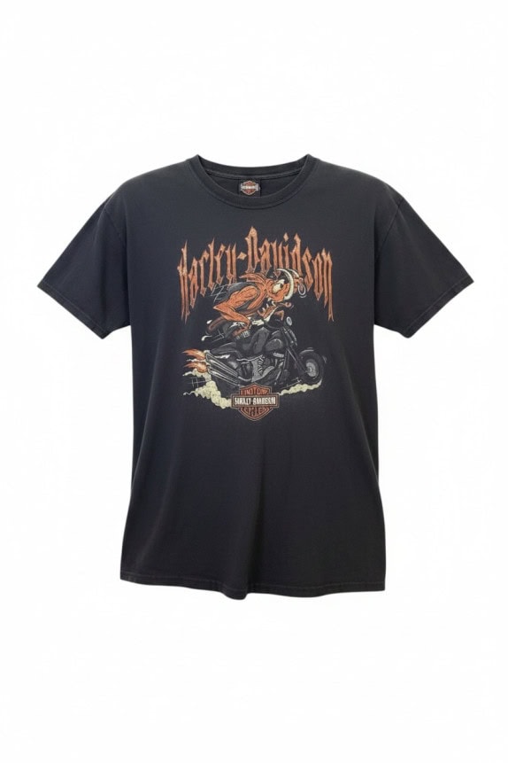 HARLEY DAVIDSON ΓΡΑΦΙΚΟ TEE VINTAGE ΜΑΥΡΟ ΑΝΤΡΙΚΟ PRE OWNED XL