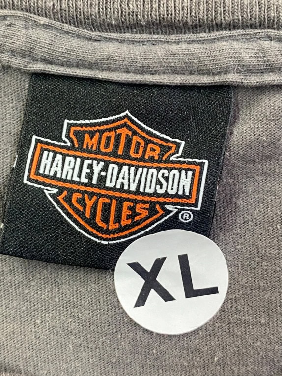HARLEY DAVIDSON GRAPHIC TEE CHARCOAL MENS PRE OWNED XL