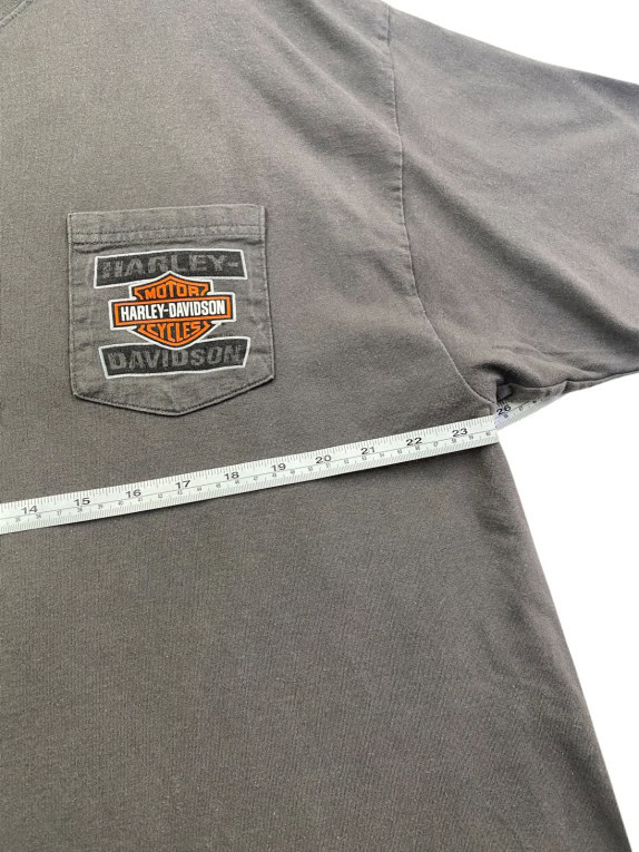 HARLEY DAVIDSON GRAPHIC TEE CHARCOAL MENS PRE OWNED XL