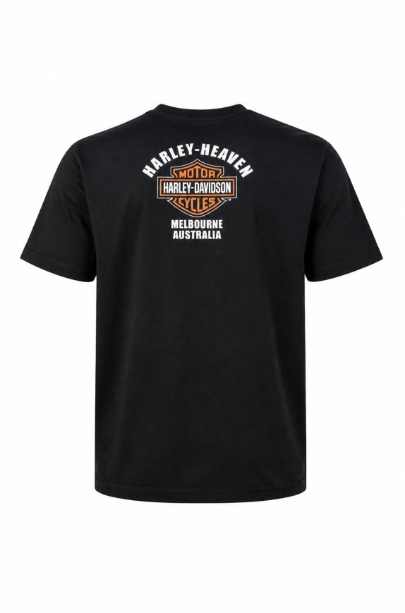HARLEY DAVIDSON GRAPHIC TEE ΜΑΥΡΟ ΑΝΤΡΙΚΟ PRE OWNED XL