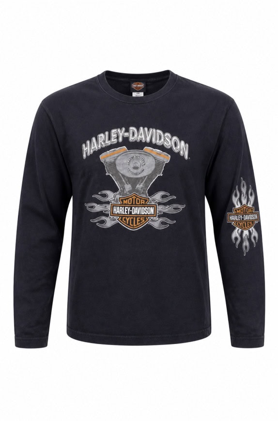 HARLEY DAVIDSON GRAPHIC TEE ΜΑΥΡΟ ΑΝΤΡΙΚΟ PRE OWNED XL