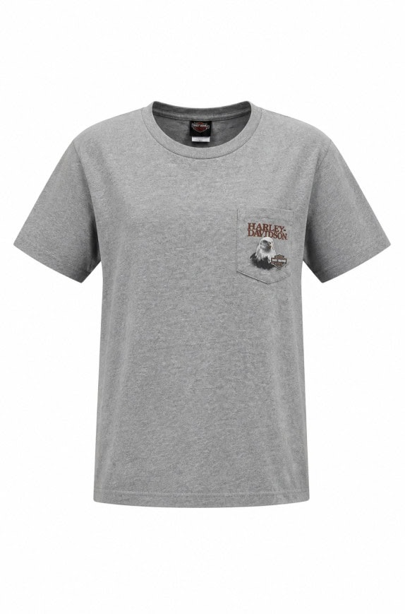 HARLEY DAVIDSON GRAPHIC TEE ΜΕΛΑΝΖΕ ΓΚΡΙ ΑΝΤΡΙΚΟ PRE OWNED M
