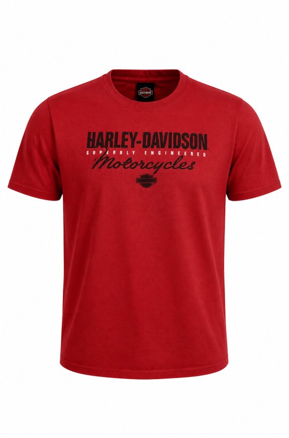 HARLEY DAVIDSON GRAPHIC TEE RED ΑΝΤΡΙΚΟ PRE OWNED L