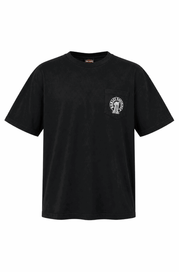 HARLEY DAVIDSON GRAPHIC TEE ROCKSTAR ΜΑΥΡΟ ΑΝΤΡΙΚΟ PRE OWNED XXL