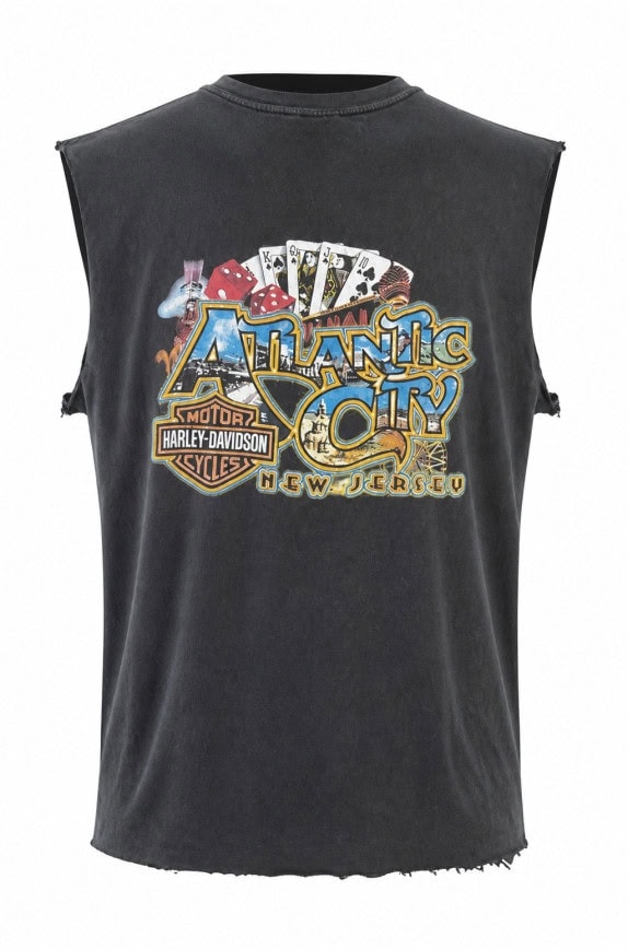 HARLEY DAVIDSON GRAPHIC TEE VINTAGE ΜΑΥΡΟ ΑΝΤΡΙΚΟ PRE OWNED