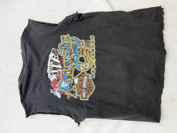 HARLEY DAVIDSON GRAPHIC TEE VINTAGE ΜΑΥΡΟ ΑΝΤΡΙΚΟ PRE OWNED