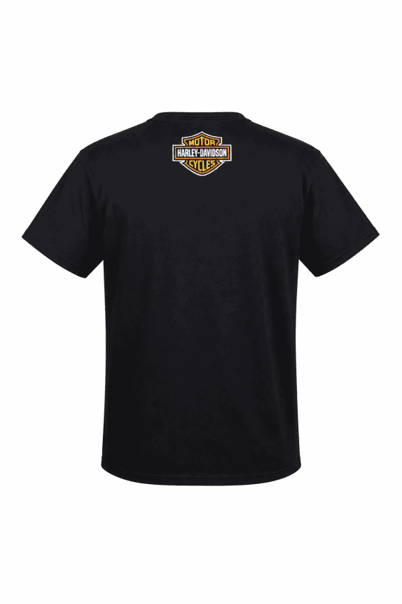 1990s HARLEY DAVIDSON T SHIRT VINTAGE NERO UOMO PRE OWNED XL
